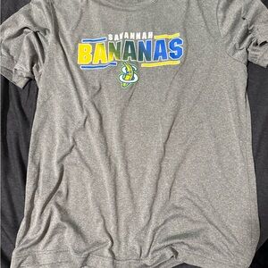 Savannah Bananas Sport-Tek Gray Short Sleeve Tee